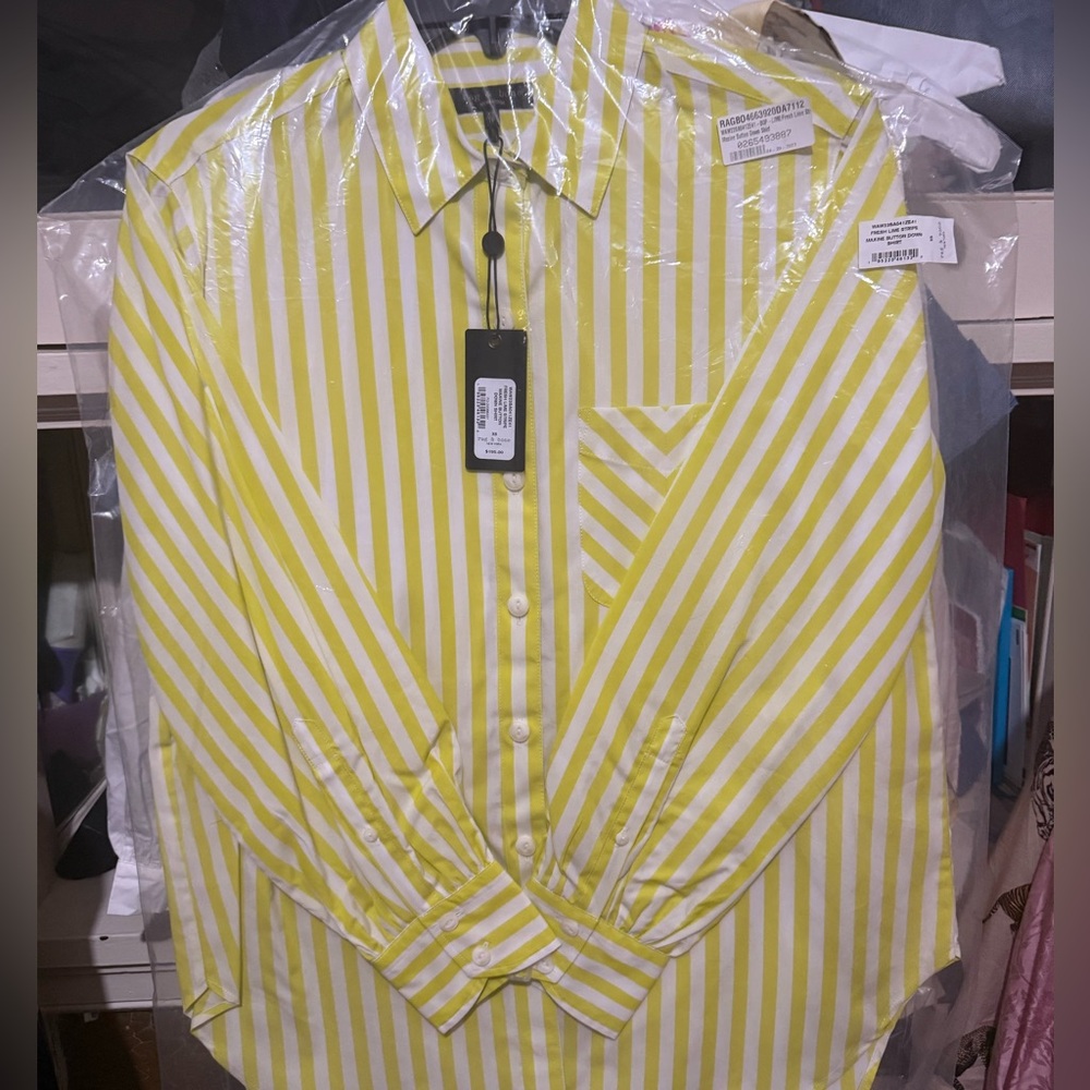 Rag & Bone Maxine Striped Shirt NWT XS